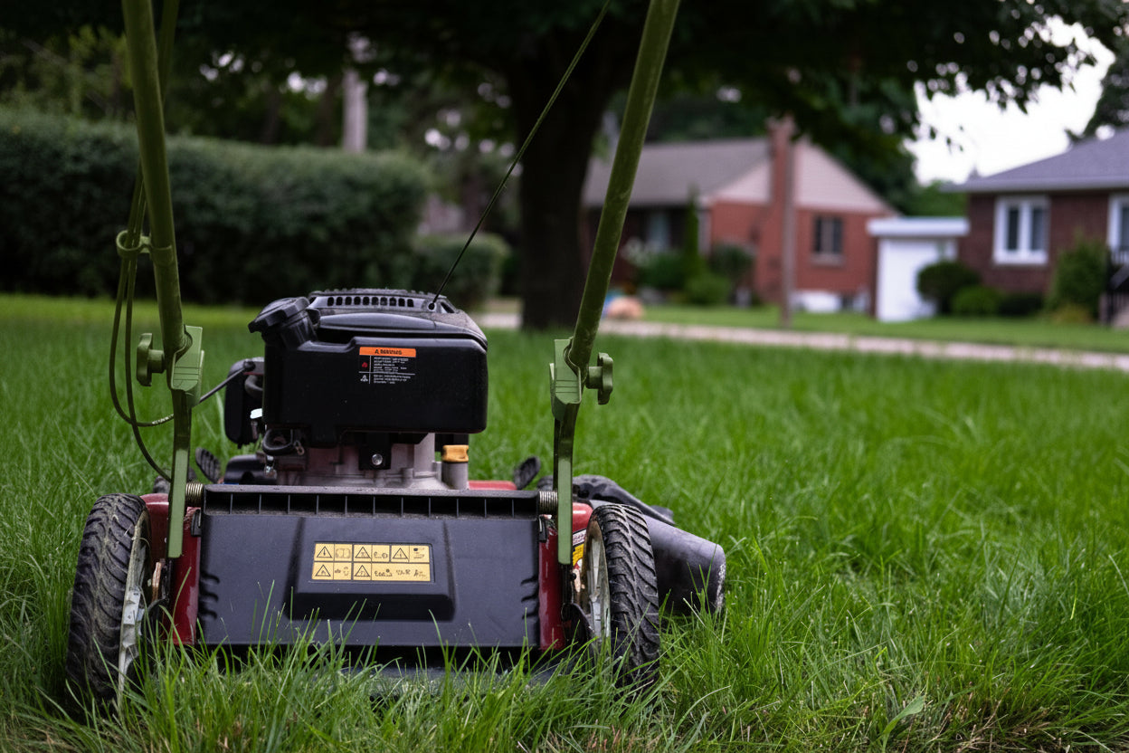 Neat lawn mowing and edging Melbourne western suburbs